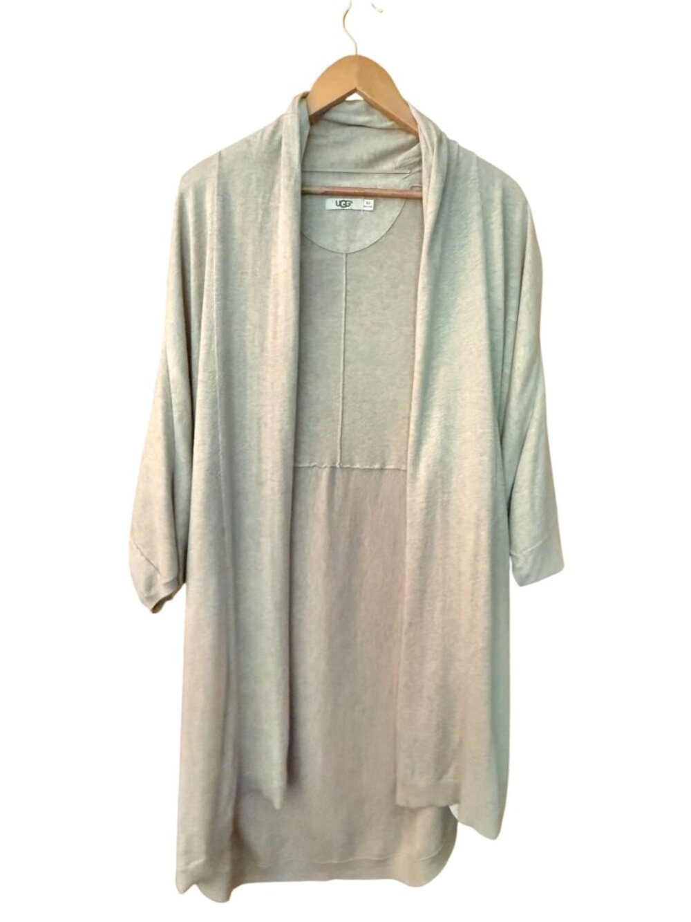 UGG Lightweight Cotton Open Construction Long Duster Cardigan Women's size XS/S